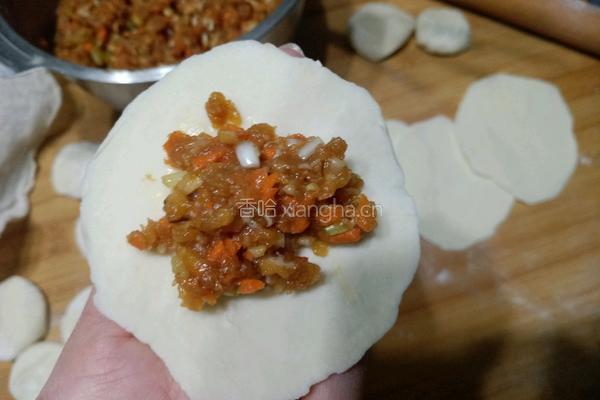 胡萝卜香菇肉馅饺子的做法图解11
