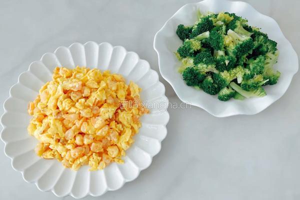 减脂餐～鸡蛋炒虾仁的做法图解8