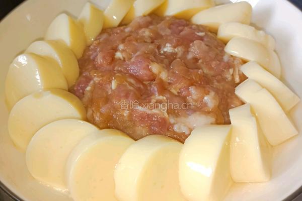 玉子豆腐蒸肉末的做法图解12