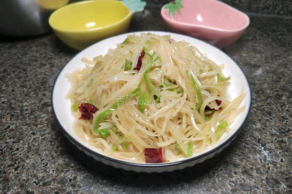 自制清炒土豆丝的做法图解12