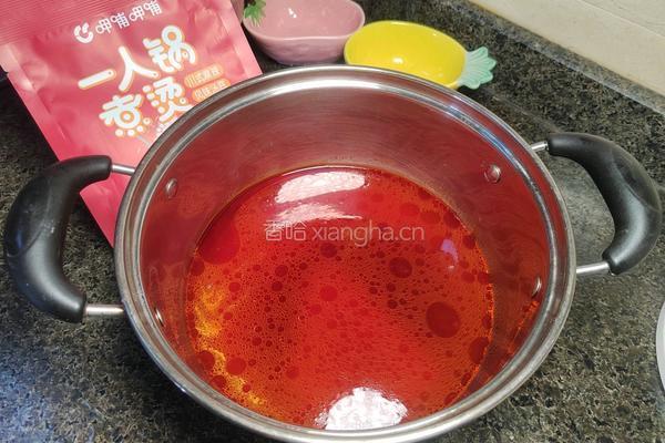 一人餐麻辣火锅☛呷哺呷哺川式麻辣汤底的做法图解4