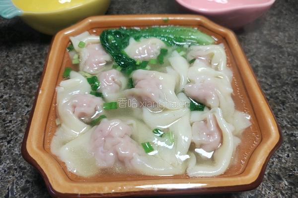自制清汤抄手的做法图解13