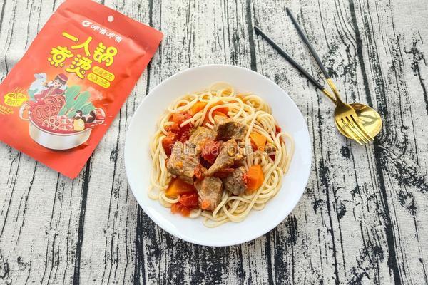 番茄牛肉烩意面的做法图解12