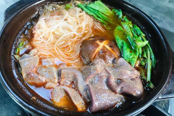 番茄味猪肝粉丝煲的做法图解5