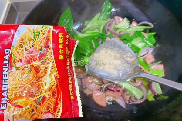 家常炒米粉的做法图解8