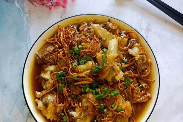 虫草花蒸鸭翅的做法图解8