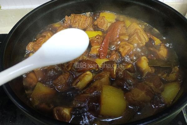 香菇红烧肉的做法图解12