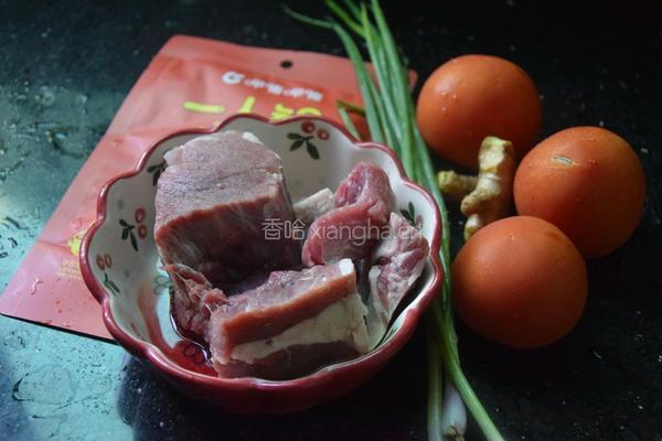 番茄炖牛腩的做法图解1