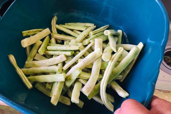 干煸四季豆的做法图解2