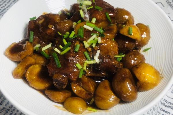 板栗烧排骨的做法图解8