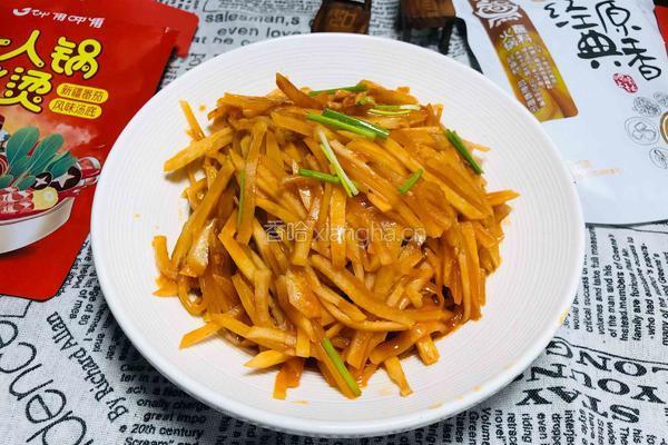 呷哺番茄味炒三丝的做法图解6