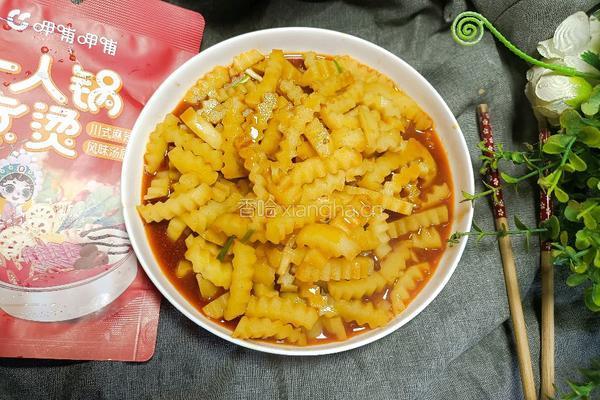 呷哺川味狼牙土豆条的做法图解6
