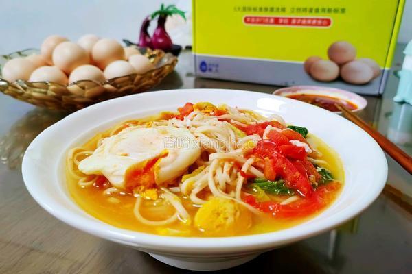 鲜蔬鸡蛋面的做法图解10