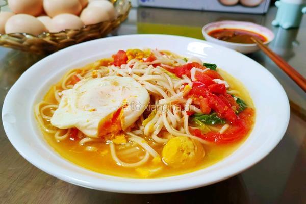 鲜蔬鸡蛋面的做法图解9