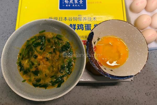 菠菜鸡蛋烧的做法图解4