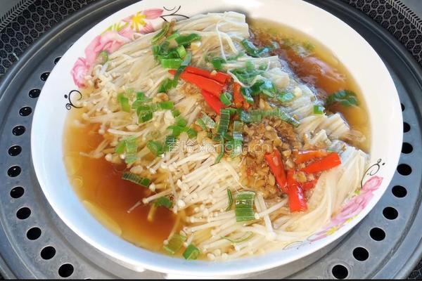 蒜蓉金针菇的做法图解4