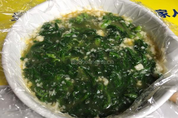 茼蒿蒸鸡蛋的做法图解6
