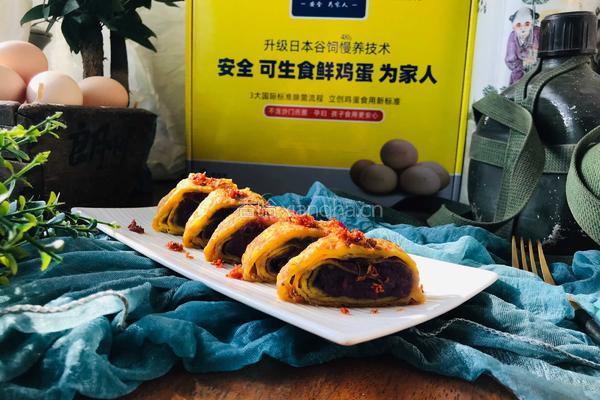 紫薯厚蛋烧的做法图解9