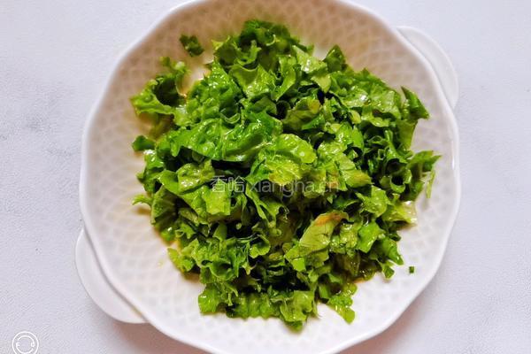 生菜炒鸡蛋的做法图解6