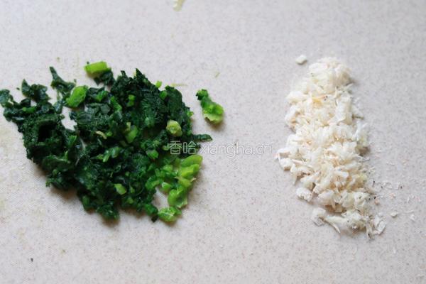 菠菜虾皮厚蛋烧的做法图解2