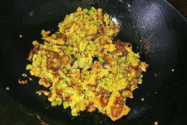 豆角炒鸡蛋的做法图解18