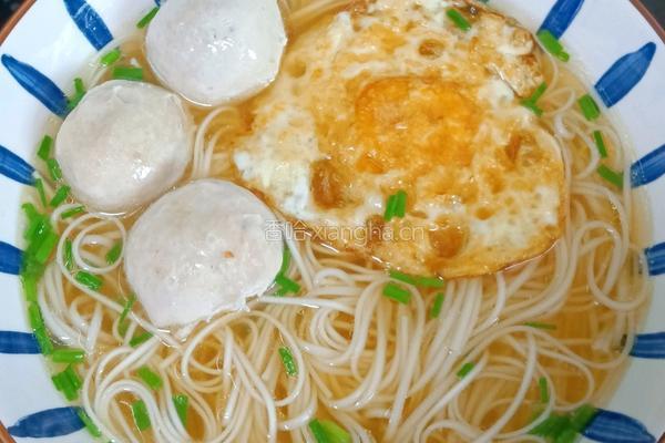 肉丸鸡蛋面的做法图解12