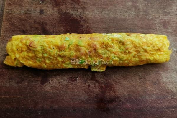包菜火腿厚蛋烧的做法图解9