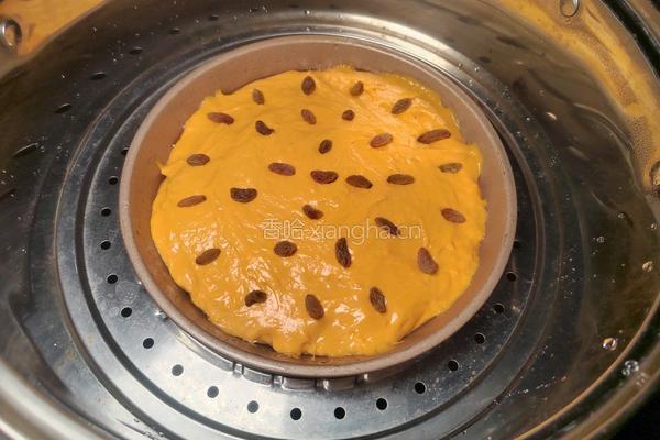 老南瓜蒸发糕（一个鸡蛋一碗面)的做法图解10