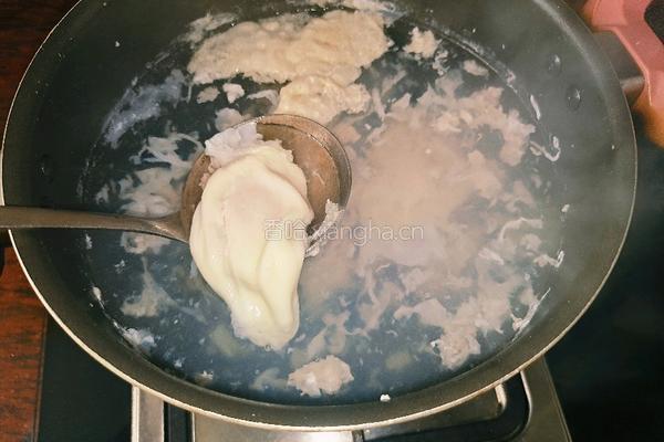 肉沫菠菜鸡蛋汤的做法图解8