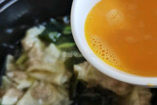 裙带菜虾皮鸡蛋馄饨的做法图解15