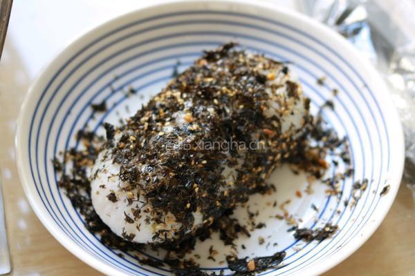 鸡蛋三文鱼饭团的做法图解12