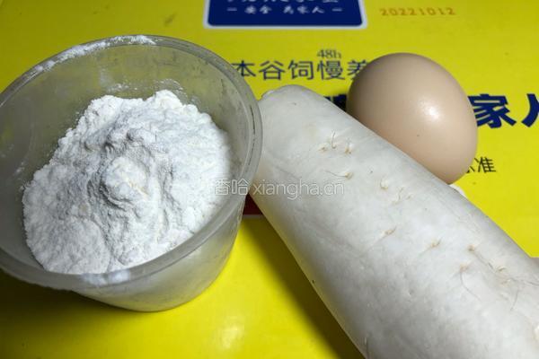 鸡蛋萝卜饼的做法图解1
