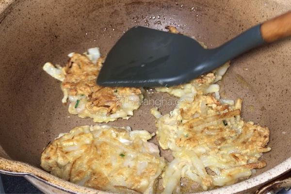 鸡蛋萝卜饼的做法图解6