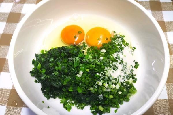 菠菜厚蛋烧的做法图解4