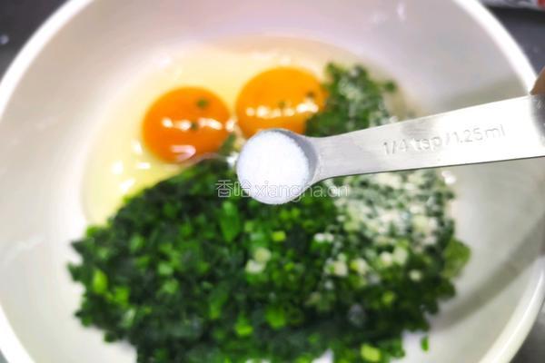 菠菜厚蛋烧的做法图解5