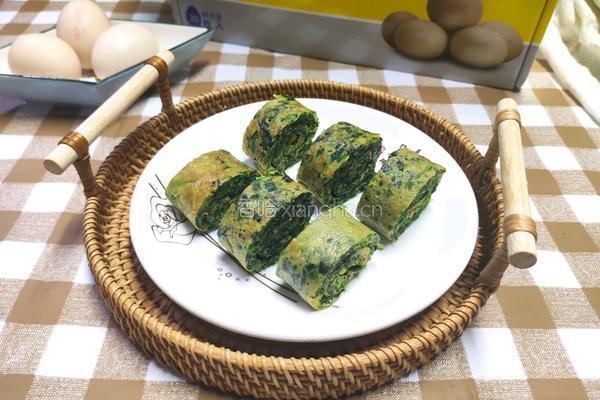 菠菜厚蛋烧的做法图解11