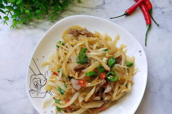 萝卜丝炒肉的做法图解10