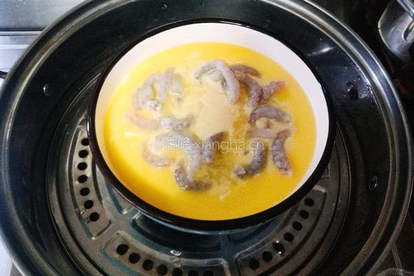 豆腐虾仁鸡蛋羹的做法图解4