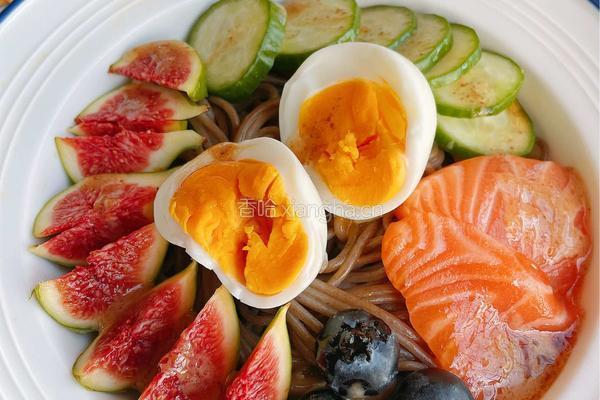 三文鱼轻食面的做法图解8