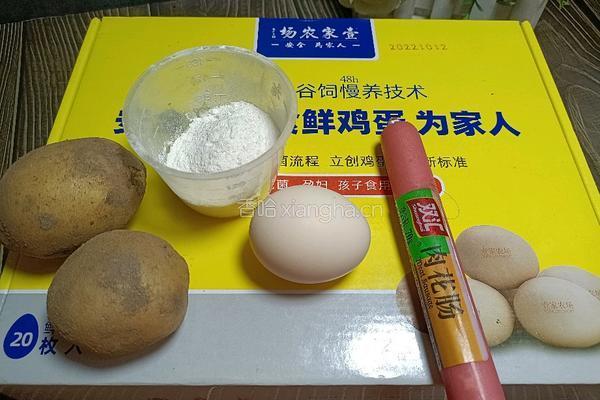 土豆丝鸡蛋饼的做法图解1