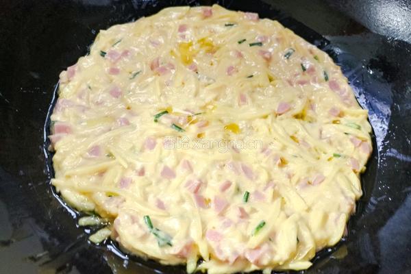 土豆丝鸡蛋饼的做法图解5