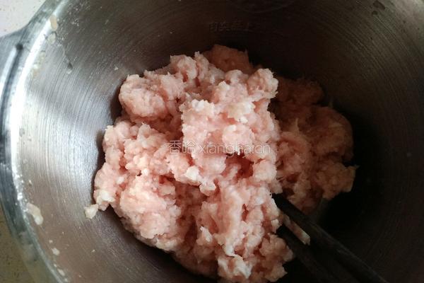 山药肉沫抱蛋的做法图解2