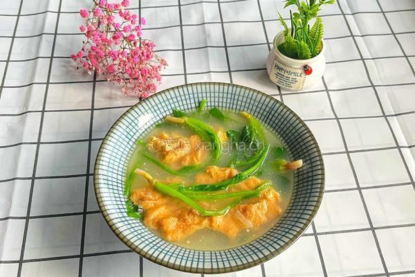 菠菜蛋汤 的做法图解8