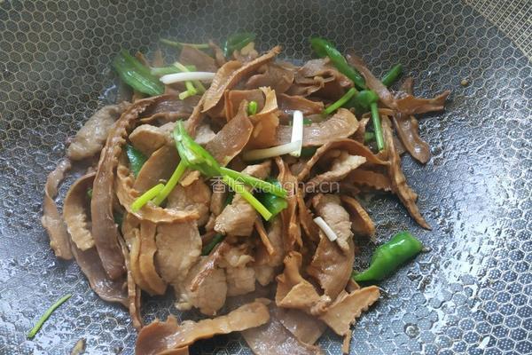 笋干炒肉片的做法图解8
