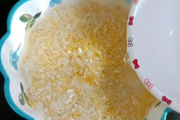 鸡蛋海苔肉松饭团的做法图解2
