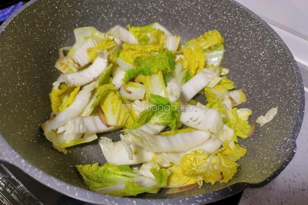 白菜豆腐煲的做法图解6