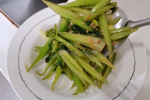 蒜蓉炒西芹的做法图解6