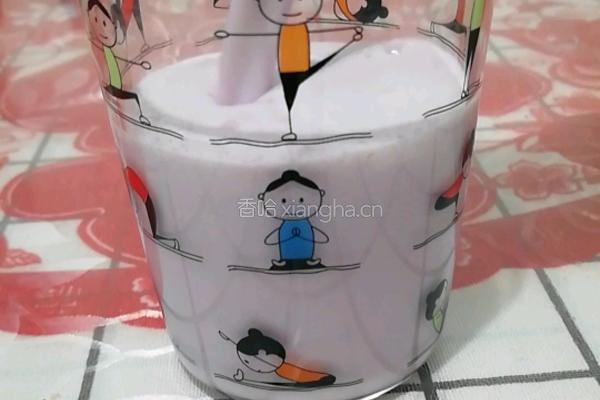 香芋紫薯牛奶的做法图解6