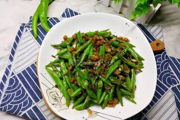 四季豆外婆菜的做法图解14
