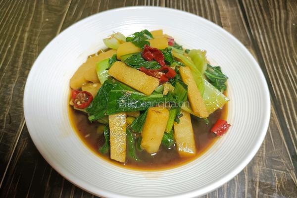 土豆炖小白菜的做法图解10